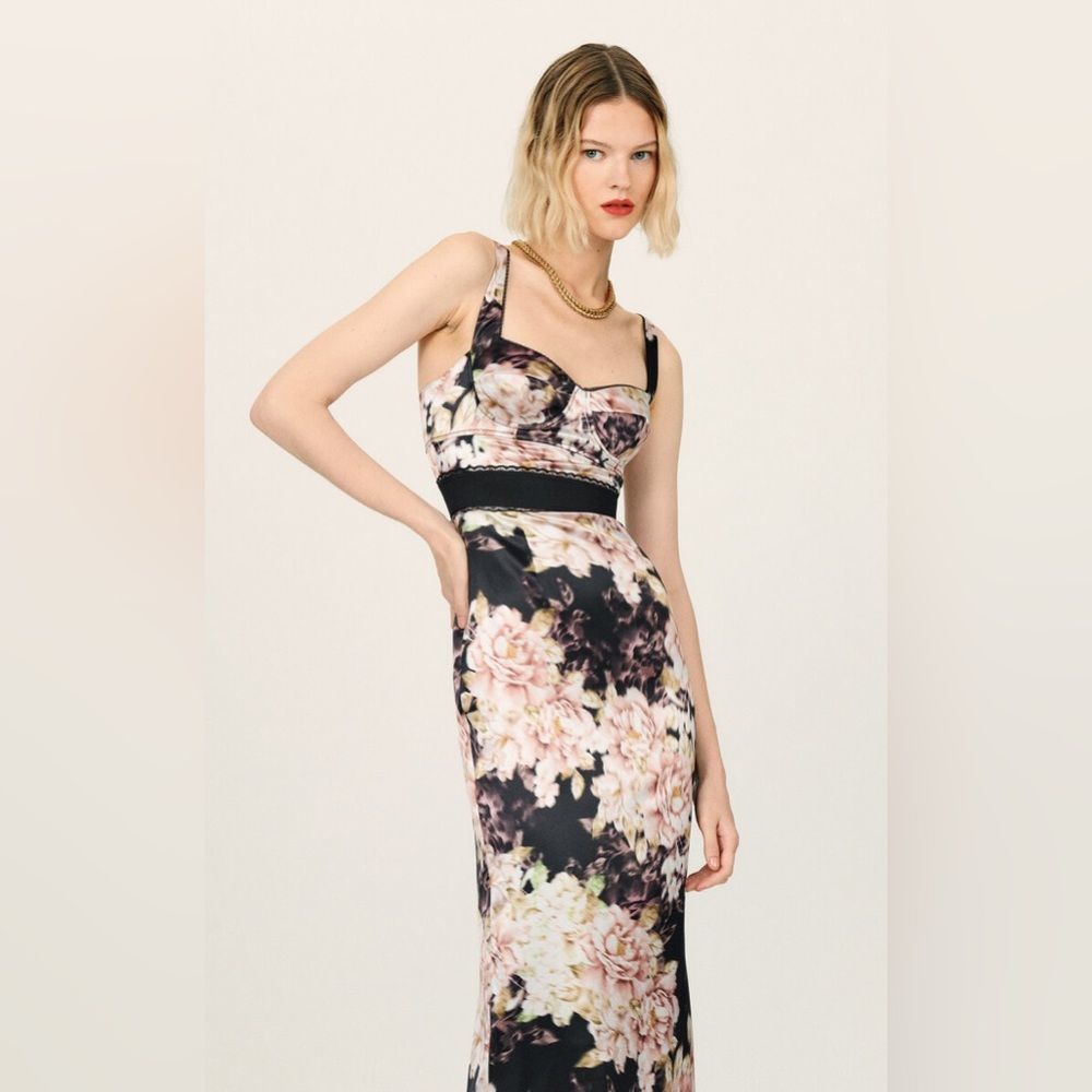 The Collection by Reformation Aberdeen Dress in Fey Size 10 NWT